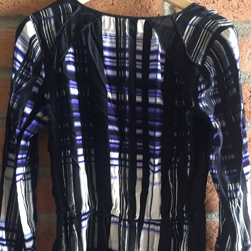 100% silk Parker L/S mini dress